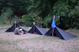 Sommerlager der Wölflinge 2018 <br/>Kröten (so heißen die Zelte)