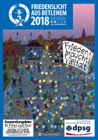 Friedenslicht 2018<br/>Friedenslicht-Plakat